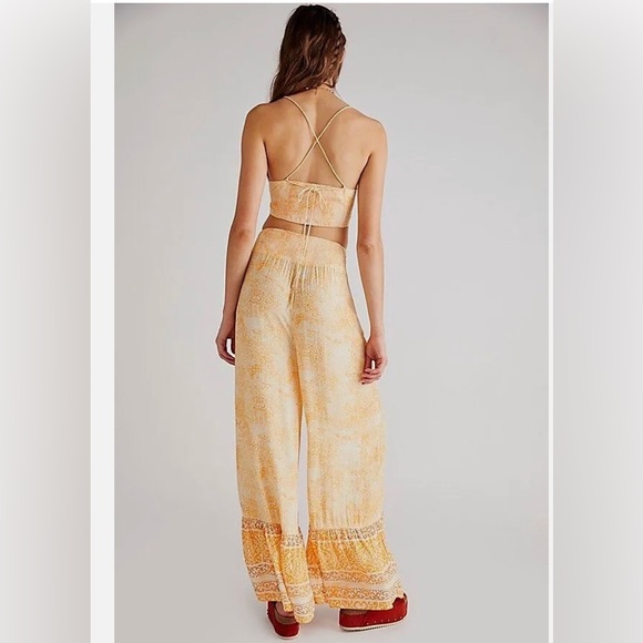 Free People Vanessa 2-Piece Set Top + Pants size M NWOT - Picture 4 of 17